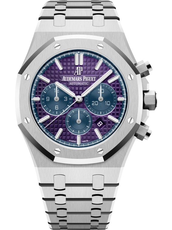 ROYAL OAK Plum purple dial CHRONOGRAPH 41mm