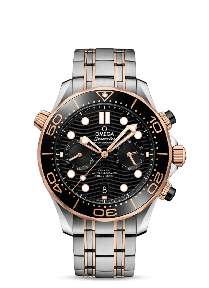 Seamaster Diver 300m CHRONOGRAPH Sedna™ Gold Black 44mm