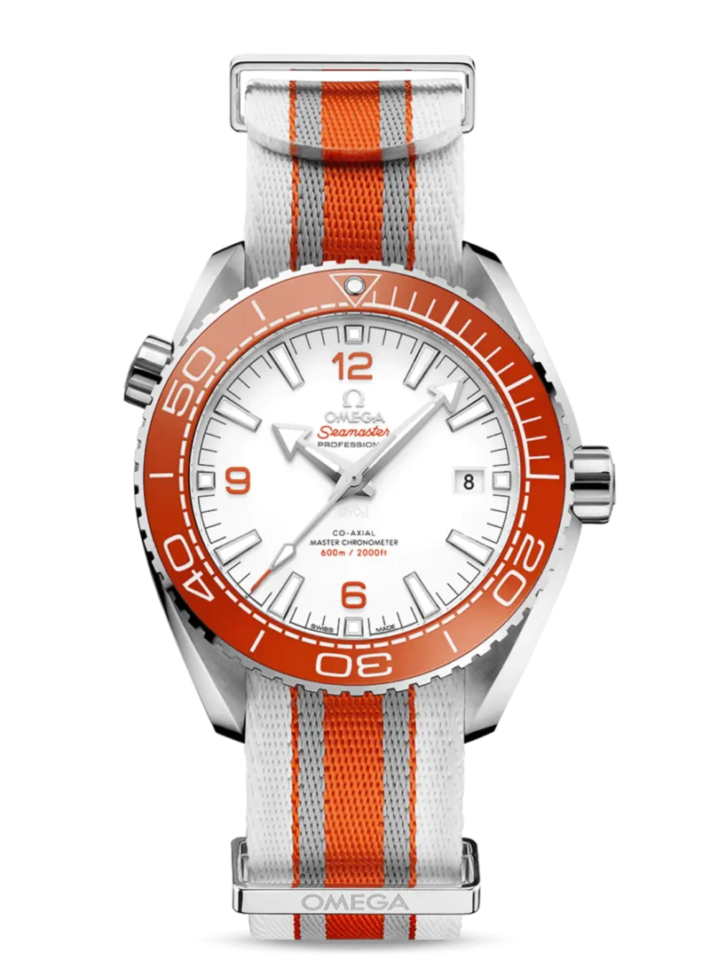 PLANET OCEAN 600M White / Orange 43.5mm