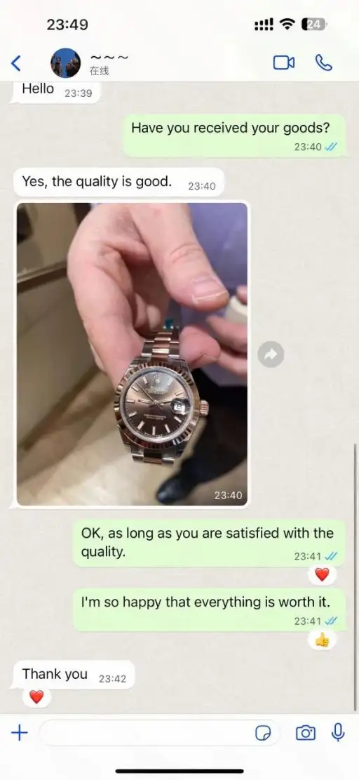 Customer testimonial