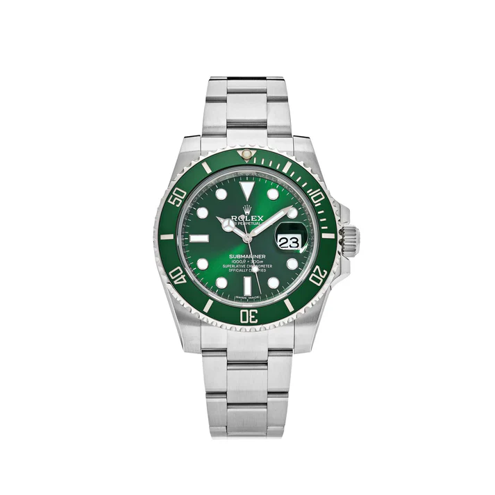 Submariner Date 116610LV 'Hulk' Stainless Steel Green Dial
