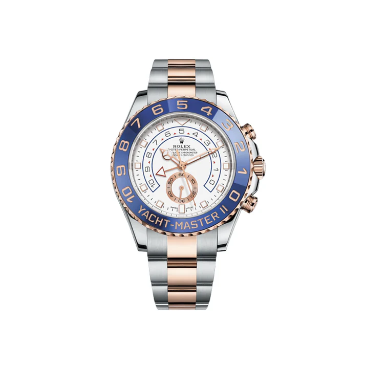 Yacht-Master II 116681 Two-Toned Stainless Steel Rose Gold
