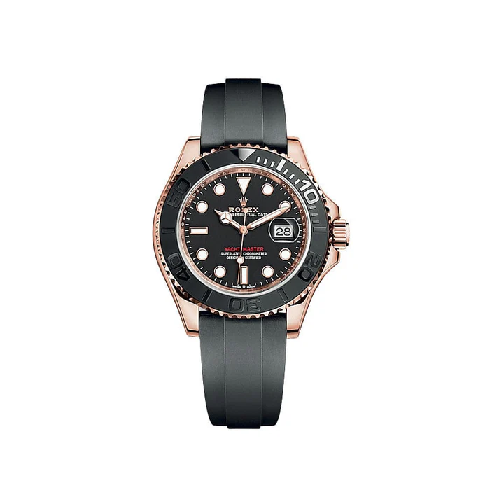 Yacht-Master 268655 Rose Gold Black Dial