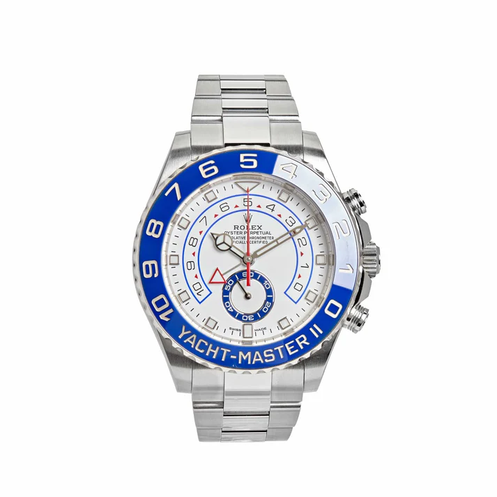 Yacht-Master II Stainless Steel Mercedes Hand White Dial 116680 (2023)