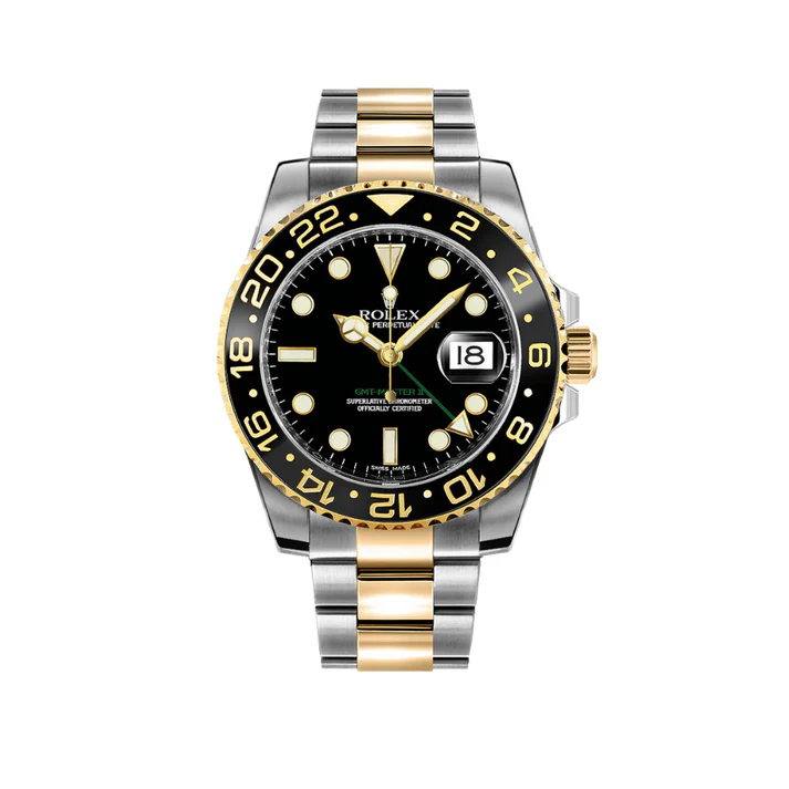 GMT-Master II 116713LN Stainless Steel Yellow Gold